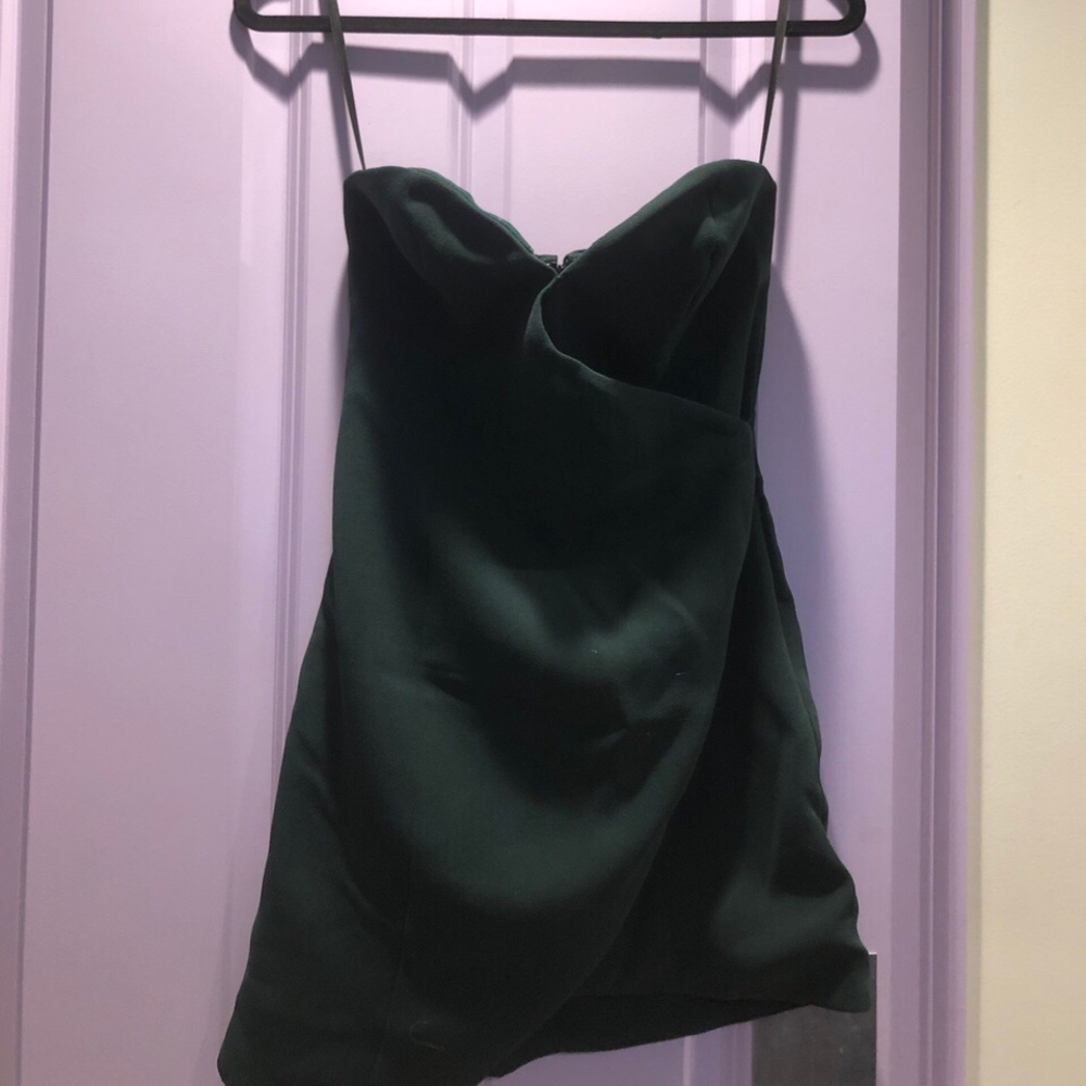 Emerald Mini Cocktail Dress